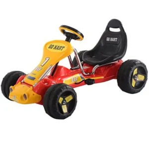 Go Kart Kids Ride On Car Pedal Powered Car 4 Wheel Racer Toy Stealth Outdoor New - Red