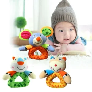 Baby Kids Infant Handbells Cartoon Soft Plush Developmental Toys