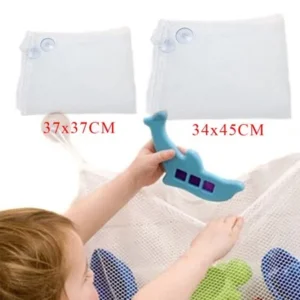 Kids Baby Bath Time Toys Storage Suction Bag 34*45CM
