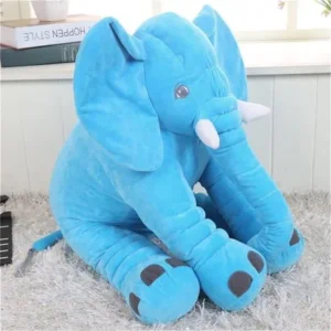 Stuffed Animal Pillow Stuffed Animal Cushion Kids Baby Sleeping Soft Pillow Toy Cute Elephant Cotton