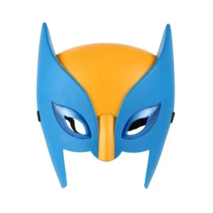 Children Mask Performance Property Superhero Mask Funny Hot Toy Party Halloween Mask Cosplay For Children With Light, blue