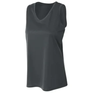 A4 Athletic Tank GRAPHITE 2XL