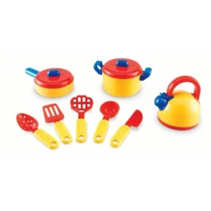 Learning Resources Pretend & Play Cooking Set, 10 Pieces, Ages 3+