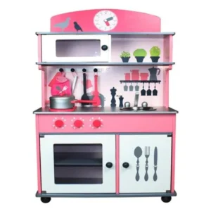 Berry Toys My Very Own Pink Wooden Play Kitchen