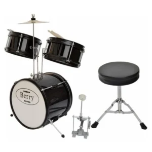 Berry Toys Kids Small Drum Set - Black