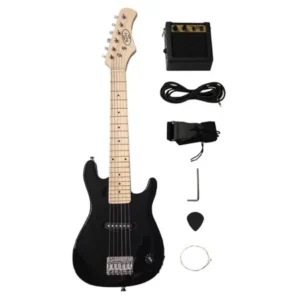 30 in. Electric Guitar Set - Black