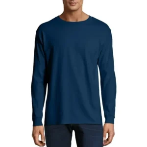 Hanes Men's Premium Beefy-T Cotton Long Sleeve T-Shirt, up to 3XL