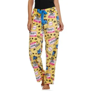 Minions Women's License Pajama Super Minky Plush Fleece Sleep Pant