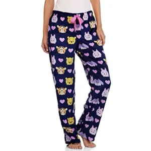 Winnie the Pooh Women's Pajama Super Minky Plush Fleece Sleep Pant Small