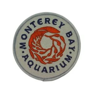 California Tourist Site Monterey Bay Aquarium Patch Souvenir Iron-On Applique