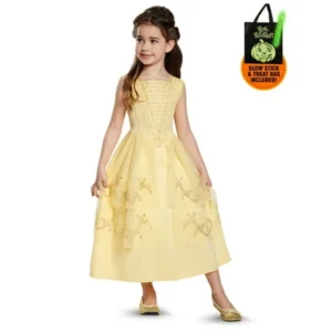 Disney Beauty and the Beast - Belle Ball Gown Classic Child Costume Treat Safety Kit