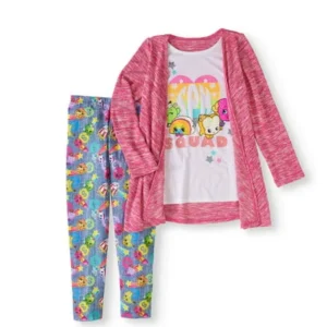 Girls' 2Fer Sweater Tunic and Legging 2-Piece Outfit Set