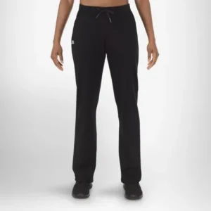 Russell Athletic - Black Women's Lightweight Open Bottom Sweatpants