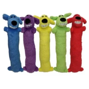 Multipet Loofa Dog Mini, 6 Inches, Assorted Colors