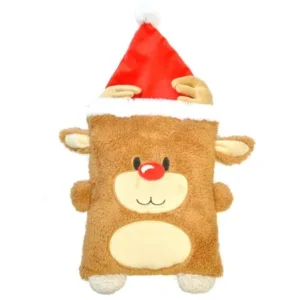 Cuddly Crew Holiday Pillow, Reindeer