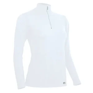 Polarmax Women's 4-Way Stretch Long Sleeve Zip Mock Tee