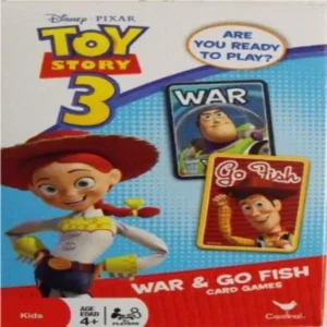 Disney Pixar Toy Story 3 War and Go Fish Card Games- 2 Games in One Deck Featuring Buzz Lightyear, Woody and Friends