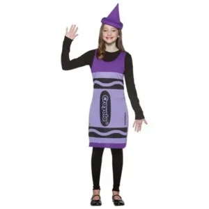 Tween Wisteria Crayon Dress