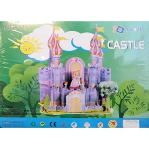 Castle 3D puzzle with Princess and Prince 10.5 x 6.5 x 10.5 inches