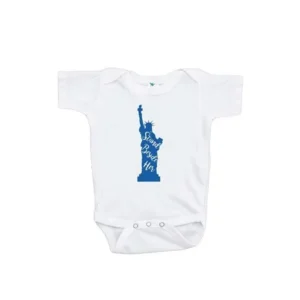 Custom Party Shop Kids Statue of Liberty 4th of July Onepiece - 3-6 Months