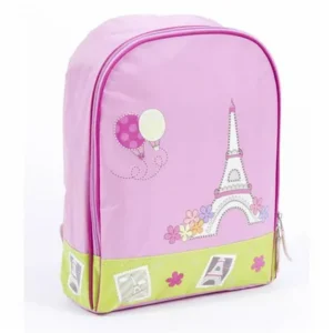 Aquarella Kids BP2330 Pink & Green Girls Paris Backpack