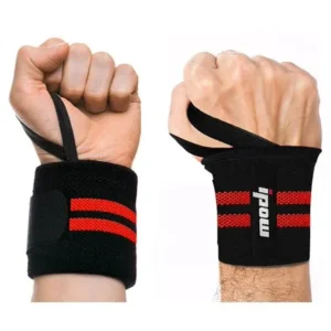 IPOW Weight Lifting Wrist Straps 18.5" Wrist Brace with Thumb Support Fitness Wrist Band Exercise Wraps Protector for Athletic, Powerlifting, Tennis, Basketball, 2 Pack