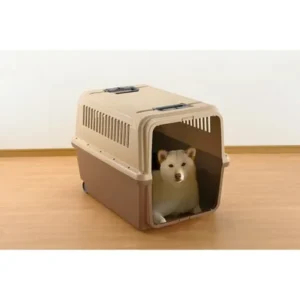 Richell Large Mobile Pet Carrier, Tan