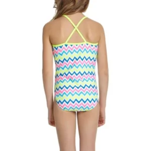 Girls' Techno Tribe One Piece Swimsuit