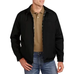 Big Men's Reversible Plaid Fleece Jacket, 2XL