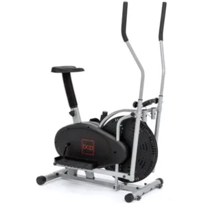 Best Choice Products 2-in-1 Elliptical Trainer and Exercise Bike Fitness Machine w/ LCD Display, Adjustable Resistance