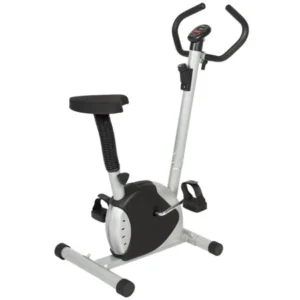 Best Choice Products Adjustable Upright Exercise Bicycle Machine w/ Resistance Adjustment - Black/Silver