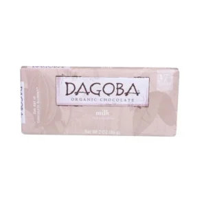 Dagoba Organic Chocolate Bar - Milk Chocolate - 37 Percent Cacao - 2 oz Bars - Case of 12