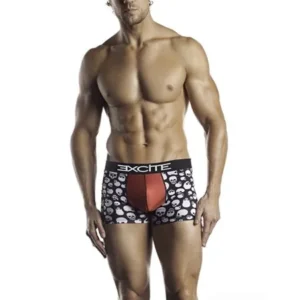 Fantasy Lingerie Excite for Men Skull Boxer Brief (Medium / Red)