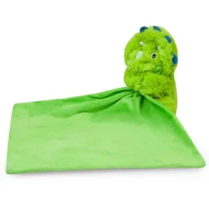 Waddle Rattle Dinosaur Toy Baby Blankie Stuffed Animal Security Blanket Dino Green