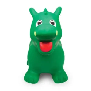 Waddle! Dragon Bouncer! Inflatable Ride on Toy (Green)