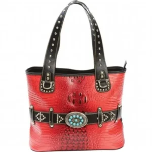 Ladies Fashion Turquoise Buckle Purse