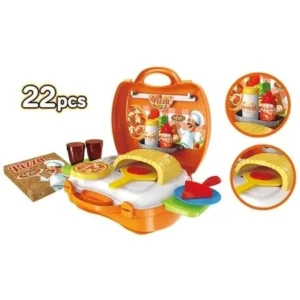 World Tech Toys Pizzeria 22 Piece Suitcase Playset