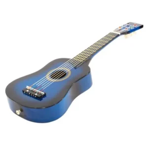 25" Children's Kids Toy Acoustic Guitar Blue with Bag and Accessories