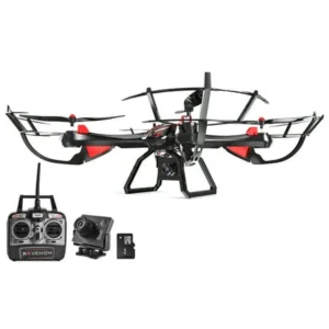 Dynamic Aerial Systems X4 Venom 4CH 6-Axis Gyro 2.4ghz RC Remote Control Quadcopter Drone with GoPro Mount, 2MP HD Camera, Altitude Hold and Headless Mode
