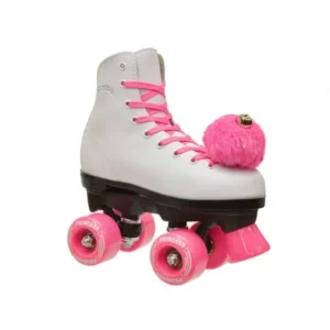 Epic Pink Princess Quad Roller Skates