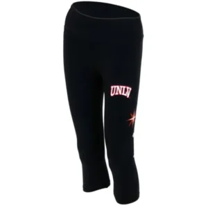 UNLV Rebels Twin Vision Activewear Womens Yoga Capri Pant (Black)