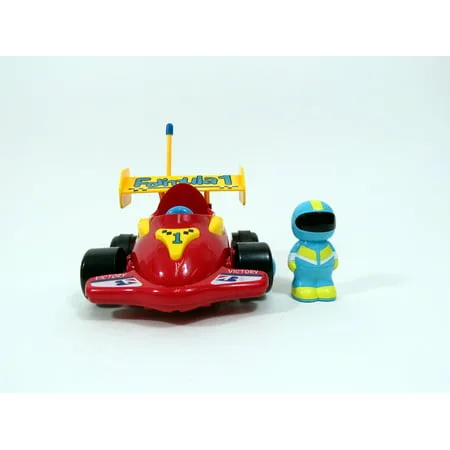 4" Cartoon RC Formula Race Car Remote Control Toy for Toddlers MC03R Toy for Kid 2 to 4 Year