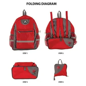 GigaTent Stowaway, Travel, Camping, Sports, Hiking, Water Resistant, Light Weight Foldable Backpack