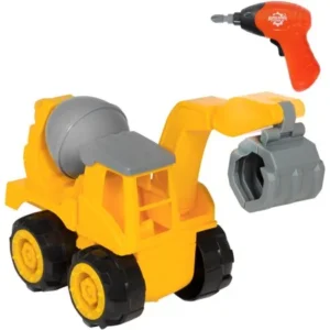Best Choice Products Kids Assembly Take-A-Part Excavator Crane Toy Construction Truck Vehicle w/ Play Drill, Tools