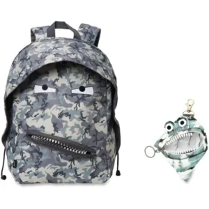 ZITZBPLGR5SPR, Grillz Large Backpack Set, 1, Gray Camouflage