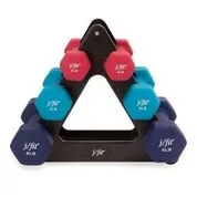 j/fit Double Neoprene Coated Workout Weights Non-Chip and Flake, 32 lbs