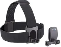 Head Strap + QuickClip - Camera Head Mount for All GoPro Cameras - Black