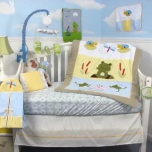 Leap Froggies Baby 14 Piece Crib Nursery Bedding Set