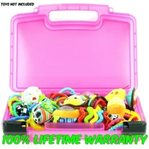 Baby Toy Case, Toy Storage Carrying Box. Figures Playset Organizer. Accessories For Kids by LMB