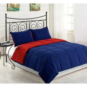 Cozy Beddings Reversible Down Alternative Comforter Set